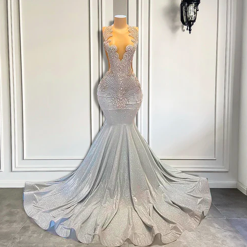 Crystals Prom Dresses, Rich Sparkly Prom Dresses, Black Girl Formal Evening  Dress, Luxury Prom Dress on Luulla